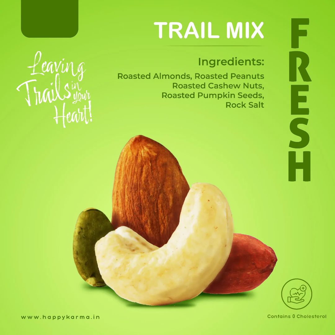 Happy Karma Trail Mix Combo Pack – Fresh Trail Mix (30g) & Tang Trail Mix (30g x 2)