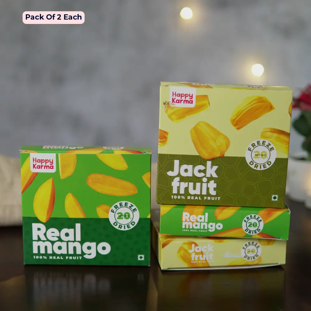 Freeze Dried Mango 20gx2 + Freeze Dried Jackfruit 20gx2 | Combo Pack