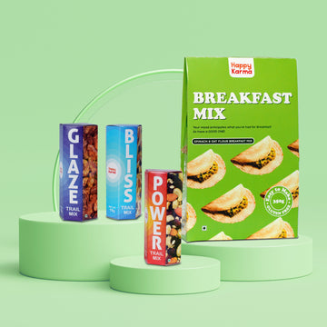 Breakfast Mix+ Glaze Trail Mix+ Bliss Trail Mix+ Power Trail Mix | Combo Pack