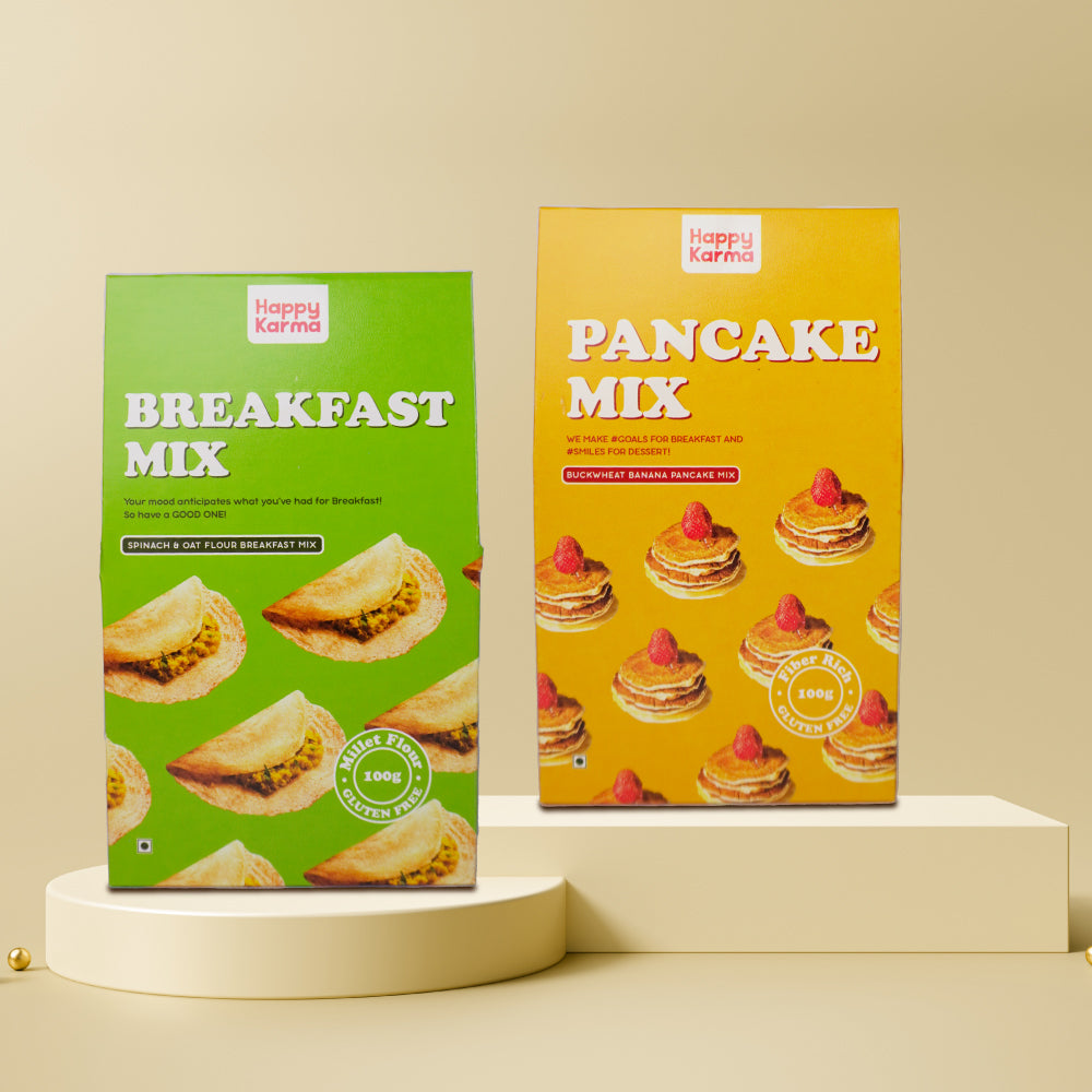 Combo - Oat Breakfast Mix 100g+ Buckwheat Pancake Mix 100g