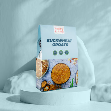 Happy Karma Buckwheat Groats Kuttu 650g - 100% Organic Gluten-Free Buckwheat for Navratri Fasting
