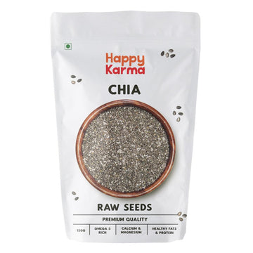 Raw Chia Seeds-High Protein- 150g - Happy Karma