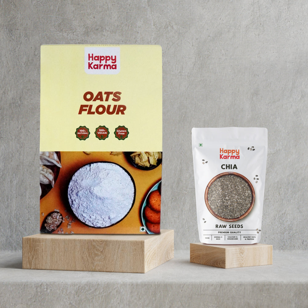 Oat Flour 400g + Chia Seeds 150g | Combo Pack