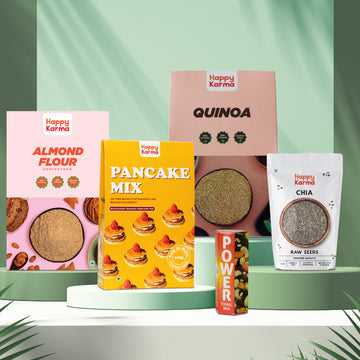 Quinoa Grains+ Banana Buckwheat Pancake Mix+ Almond Flour+ Chia Seeds+ Power Trail Mix | Combo Pack