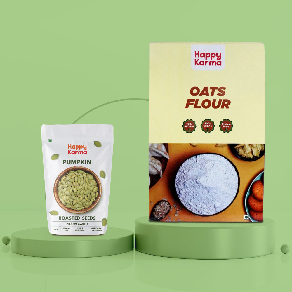 Oat Flour 400g + Roasted Pumpkin Seeds 100g | Combo Pack
