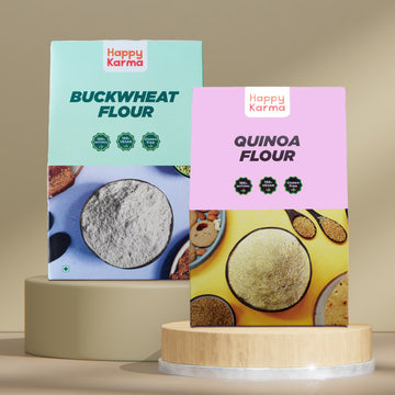 Quinoa Flour 650g+ Buckwheat Flour 650g | Combo Pack