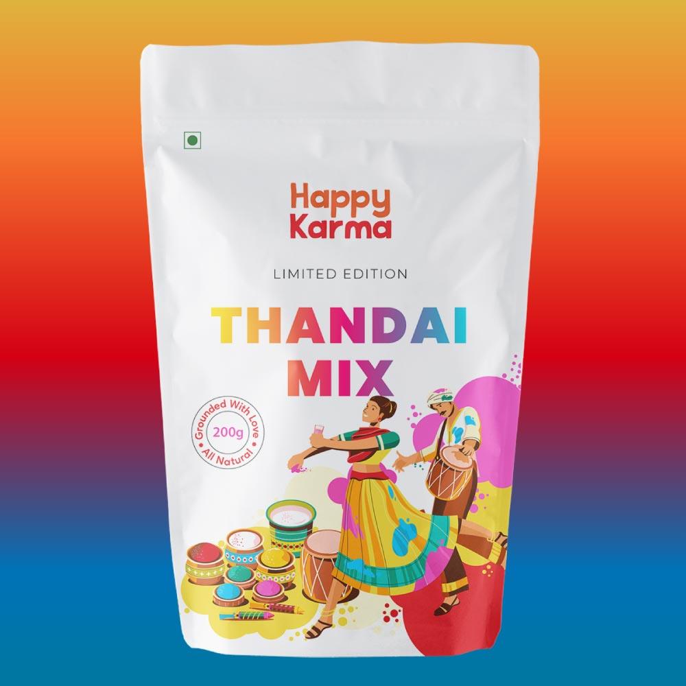Happy Karma Thandai Mix- All Natural, Dry Fruits Rich - Happy Karma