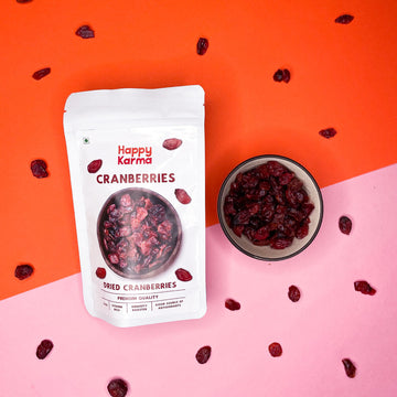 Happy Karma Dried Cranberries-100% Natural