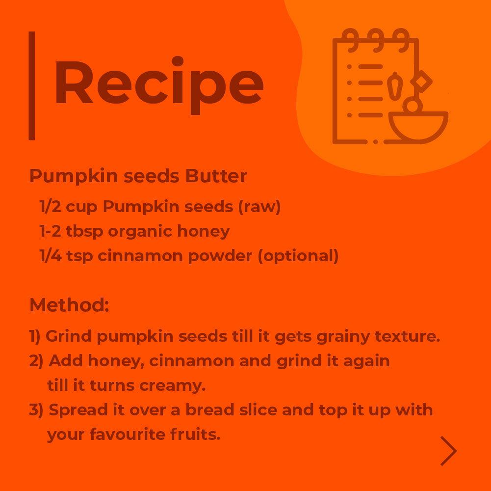 Buy Roasted Pumpkin Seeds 100g - For Healthy Heart - Happy Karma